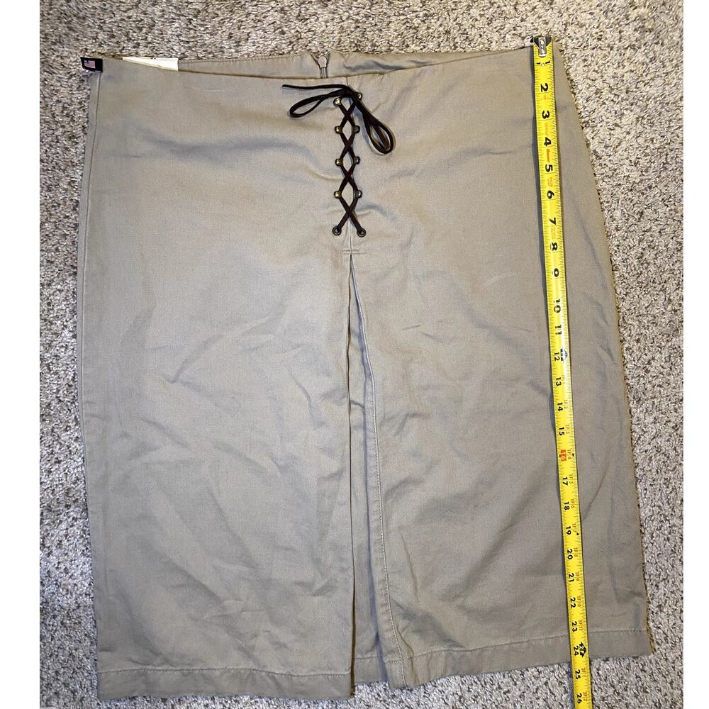 Ralph Lauren Polo Jeans Co. Tan Lace Skirt - Size 12 - Picture 7 of 9